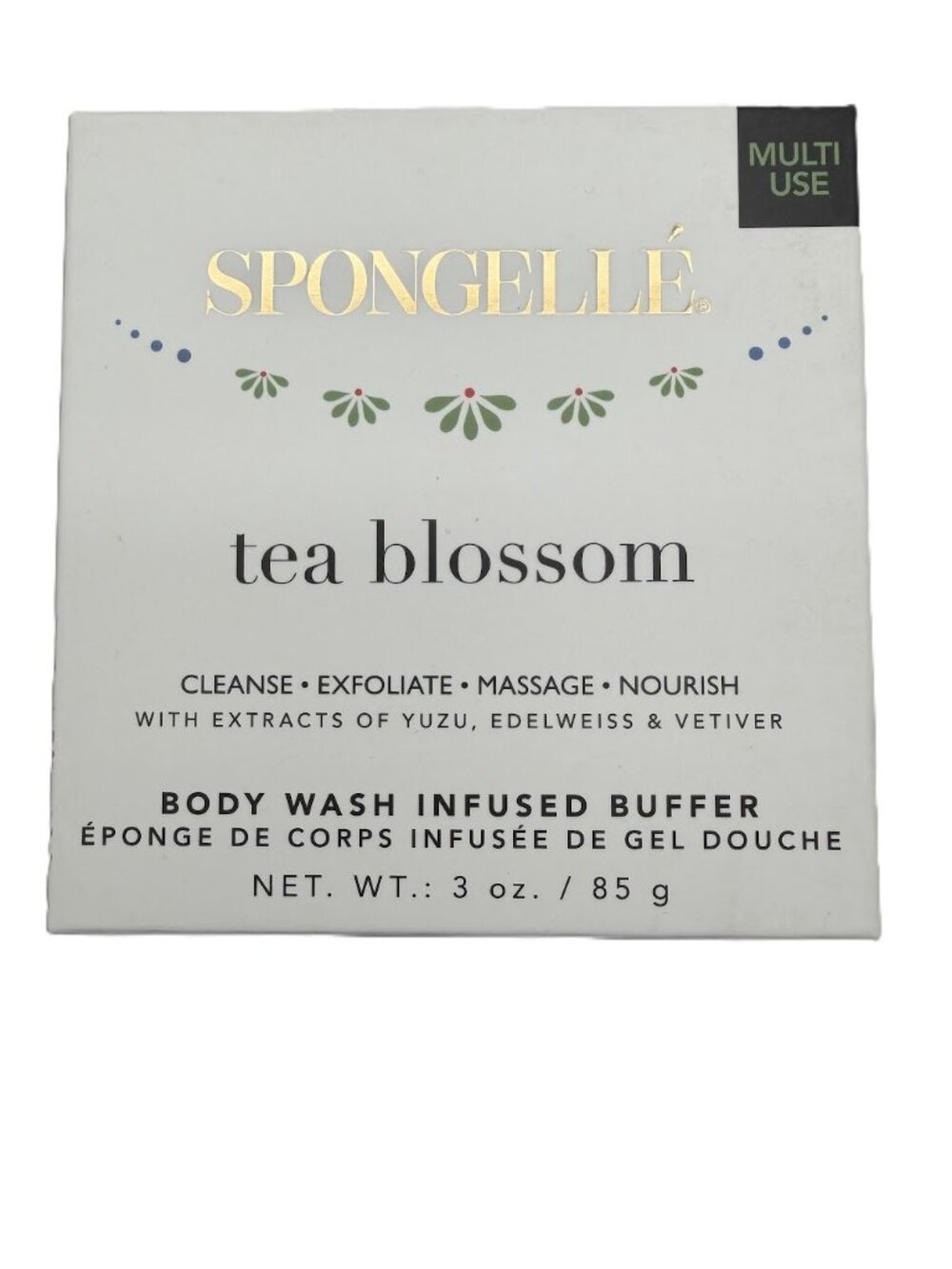 Spongelle Tea Blossom Body Wash Infused Buffer